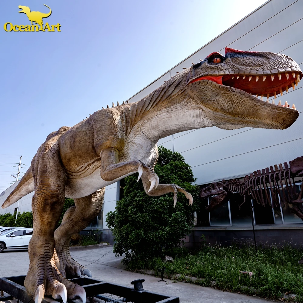 Attraction Dinosaur Theme Park Outdoor Lifesize New Technology Animatronic Dinosaur Model
