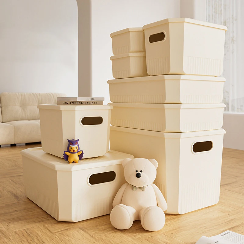 Wholesale Eco-friendly Home-use Plastic Box Storage Bins Exquisite Multi-purpose Organizer Box with Lid