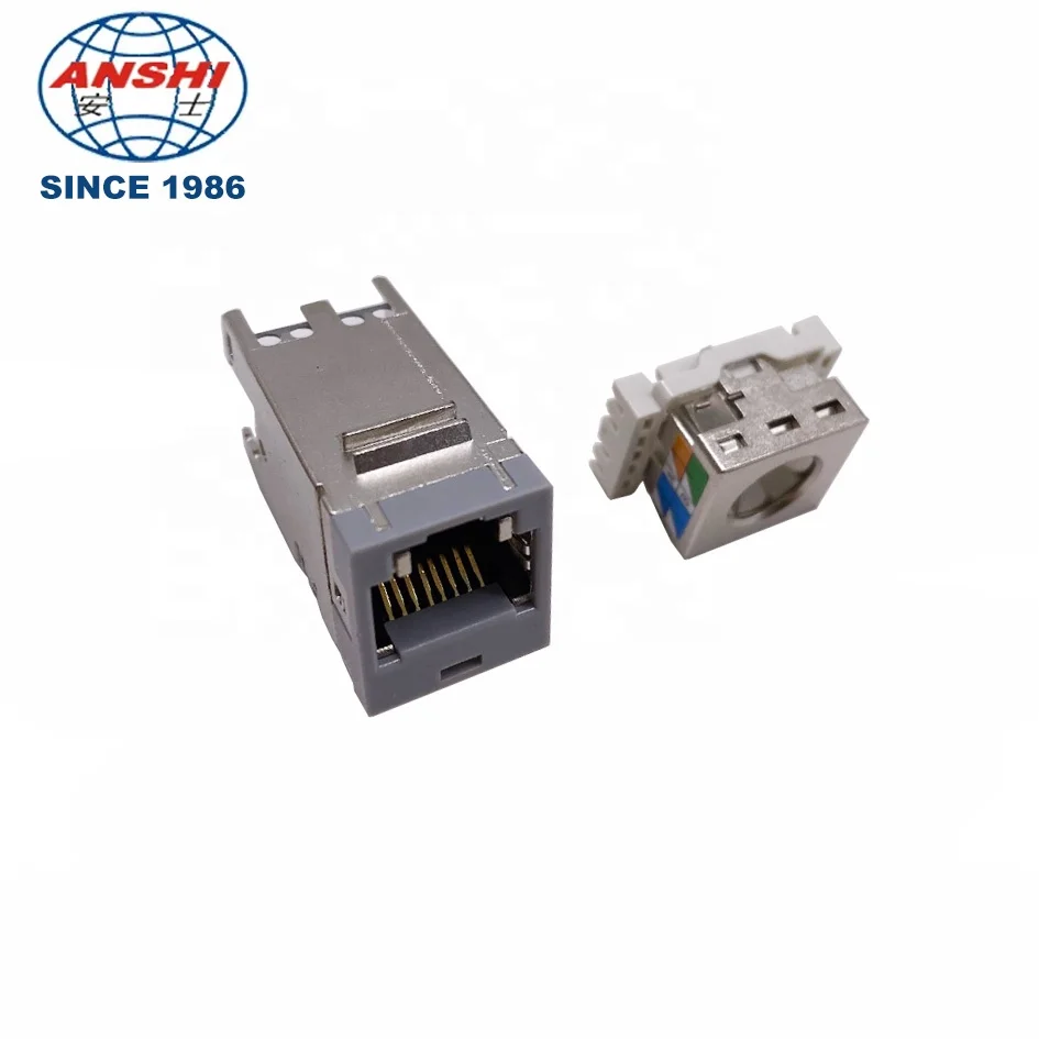 ANSHI RJ45 Cat6A STP FTP