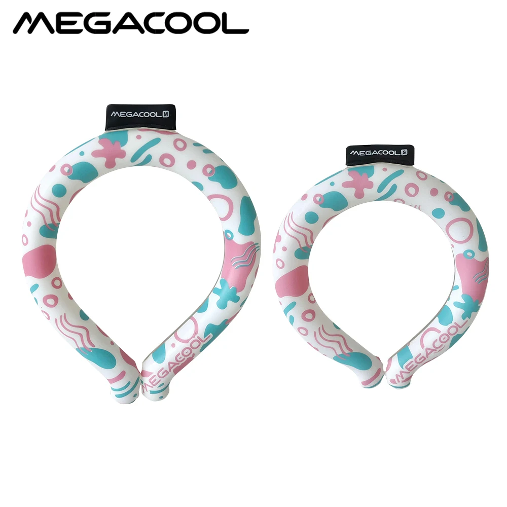 New Custom 2022 Ice Neck Pink Blue Party Band Freezable Cooling Neck Band Neck Cooling Ring Protects children from heat stroke