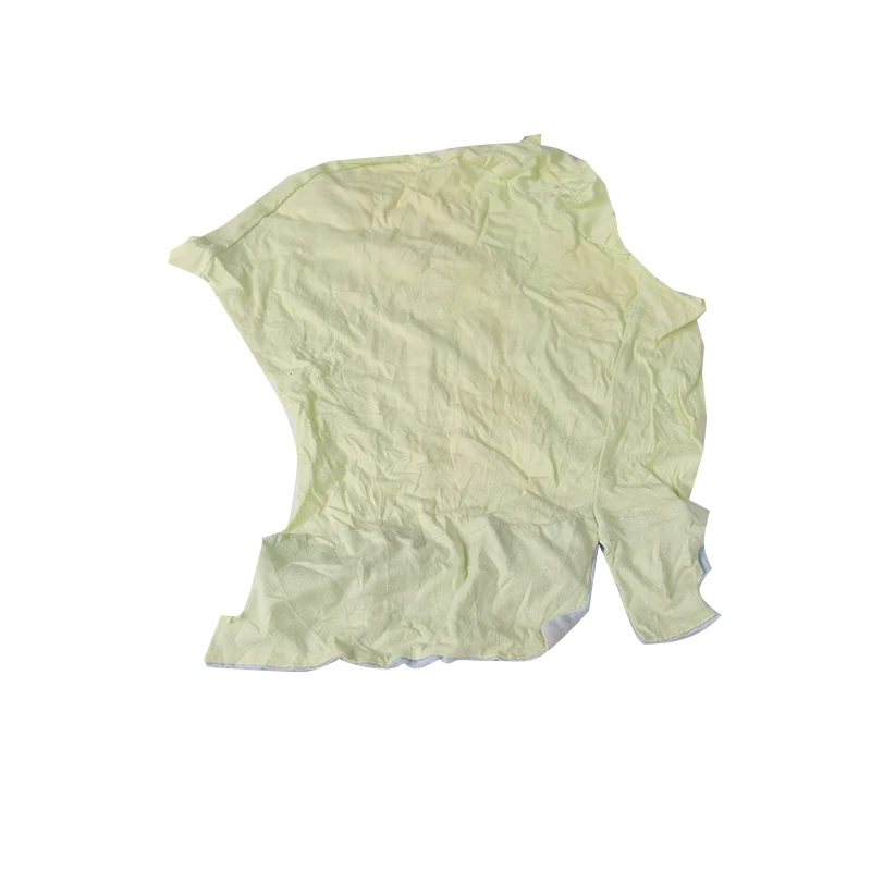Light Color Cotton Textile Waste Customizable T Shirt Cleaning Cloth Machine Wiping Rags