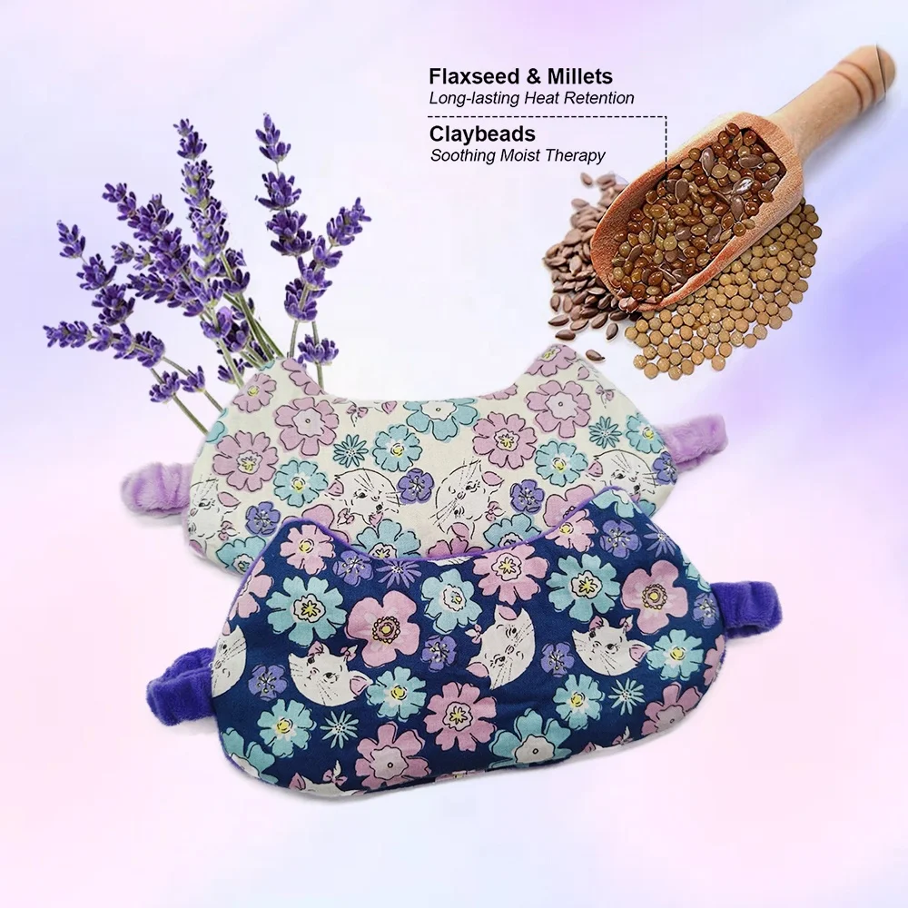 Eye Health Best Selling Microwave Heat Pack Eye Mask For Heat Compress