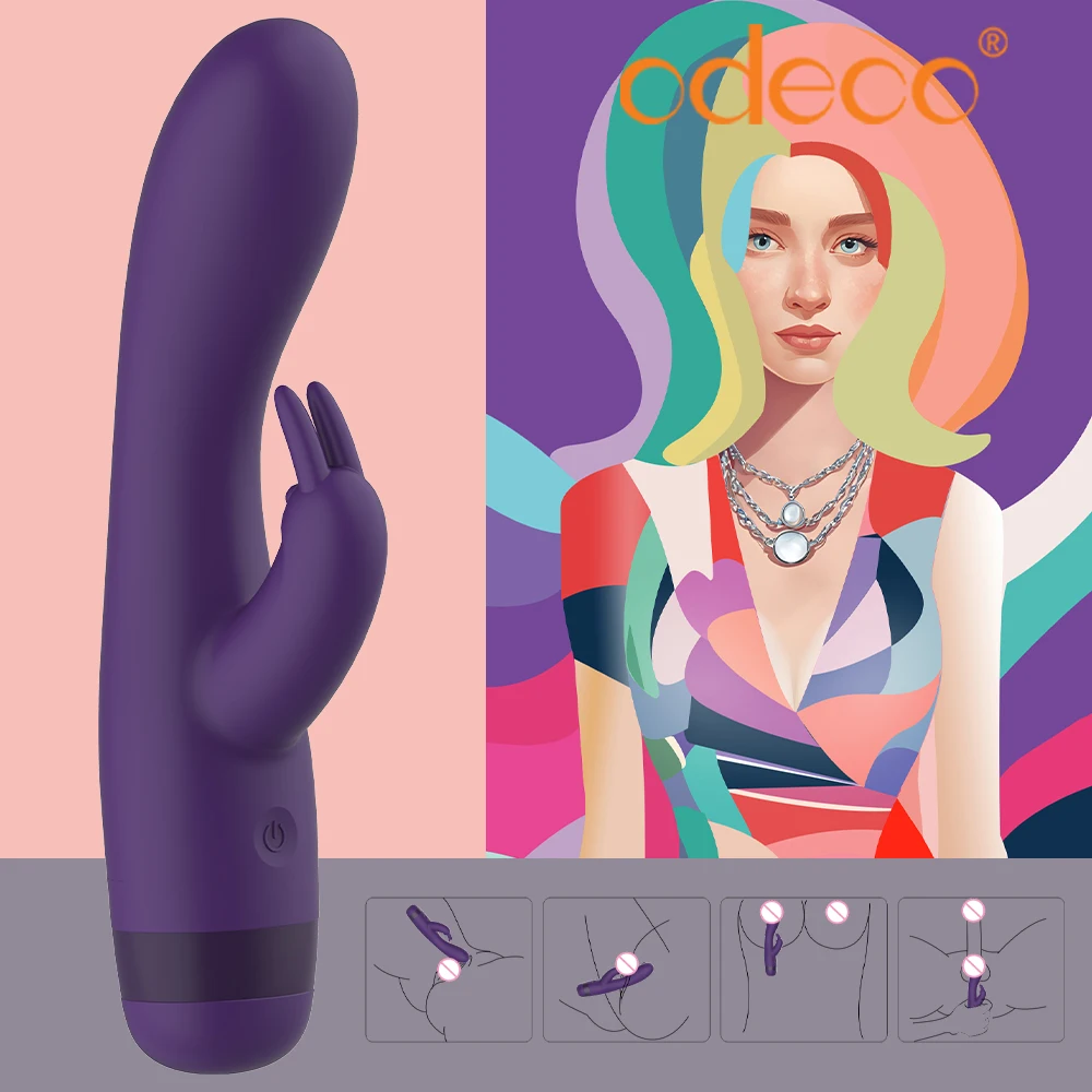 Odeco Best Seller Premium Rabbit Sex Toys Powerful Vibrator Clitoris Stimulation Big Size Wholesale Vibrators for Women