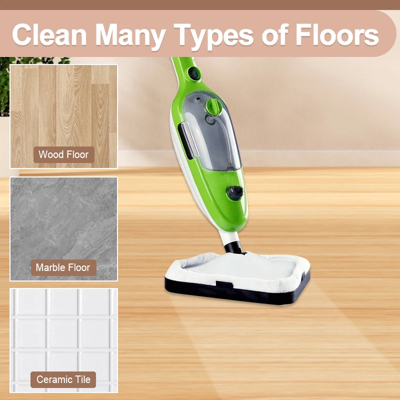 Triangular Steam Floor Mop Wipes Mop Replacement Washable Microfiber Cleaning Pads