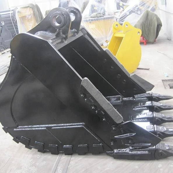 Excavator Attachments 1.8M3 Rock Bucket Pins and Bushings for DH340 Excavator Bucket  with teeth