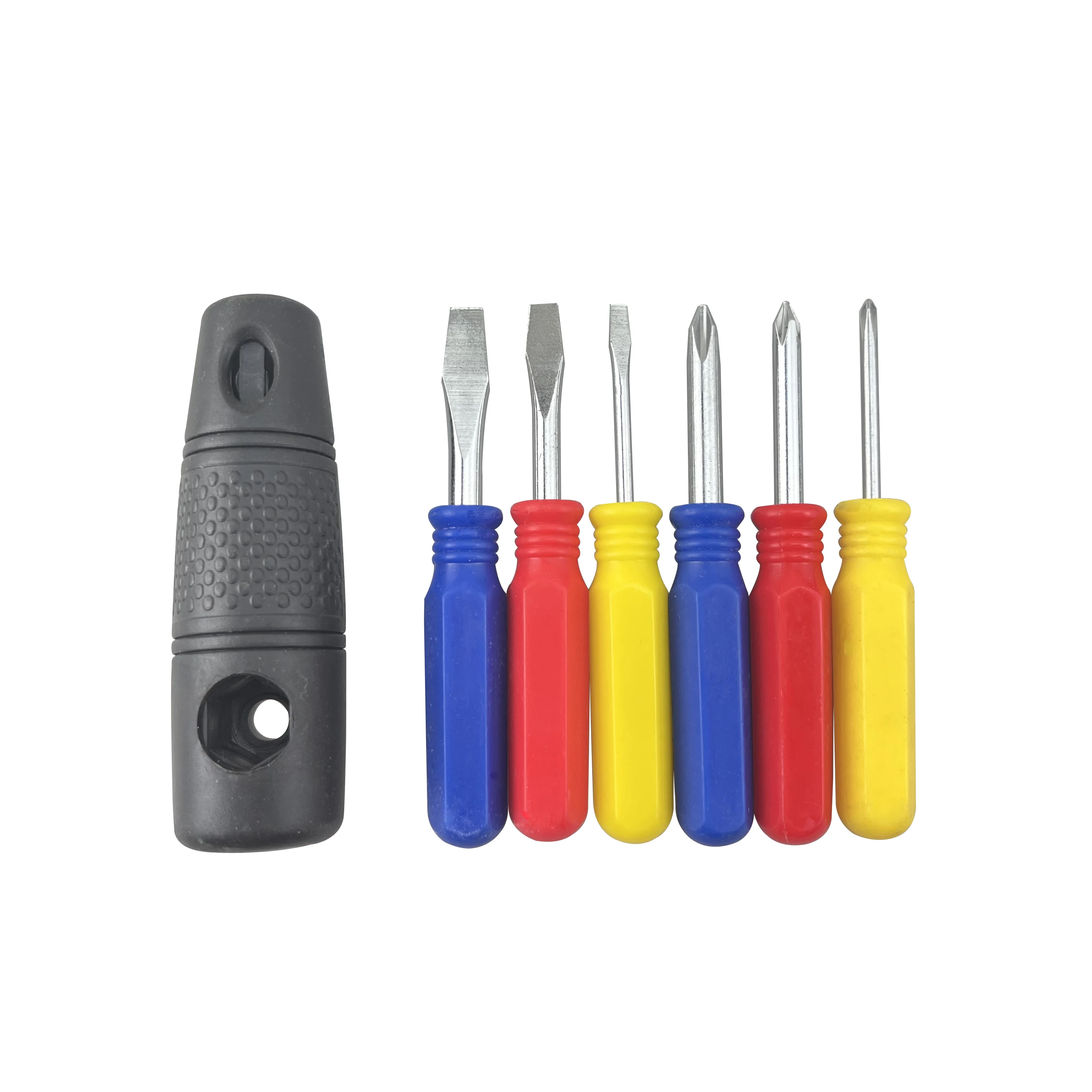 Набор отверток 9009F, 6 шт., многофункциональный Набор отверток с шильной головкой, набор инструментов 7 в 1, Мини Магнитный прецизионный набор отверток