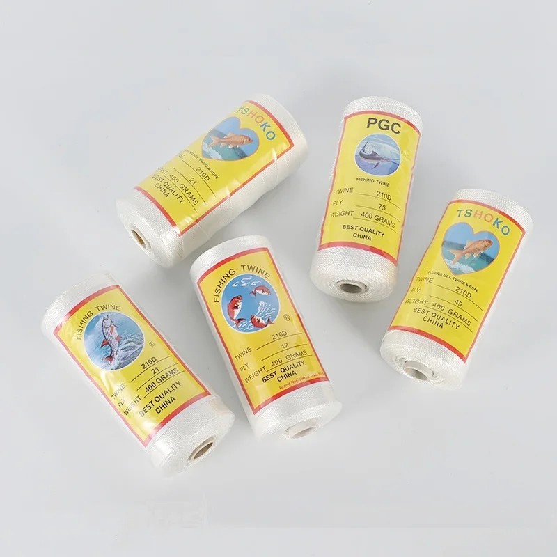 Fishing Supplies In China Twisted Yarn Twine Polyester Fishing Twine 400 Grams