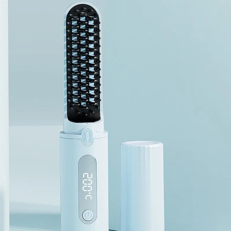 Wholesale Charging Wireless Portable Mini Negative Ion Straight Hair Comb