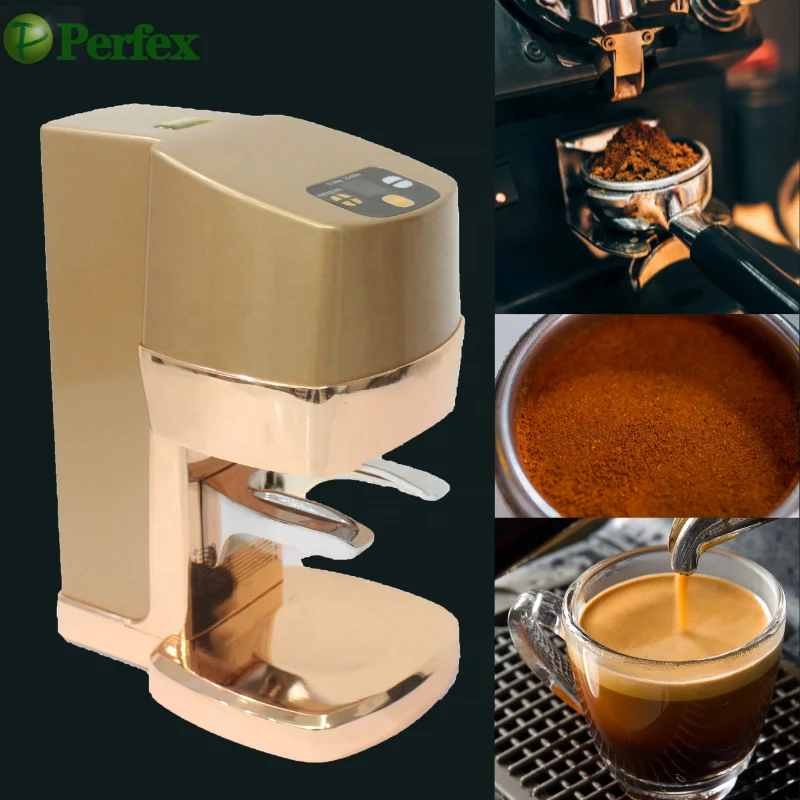Electric tamper coffee press machine automatic coffee tamper 58mm espresso coffee powder press tamper machine perfex cpp-145