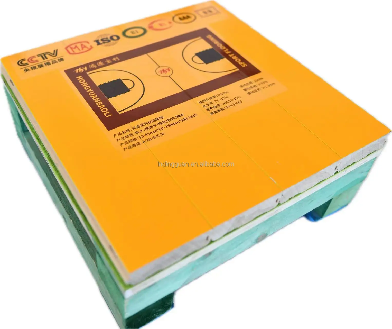 Wholesale New Design Pure natural texture solid wood flooring suitable for dance classrooms