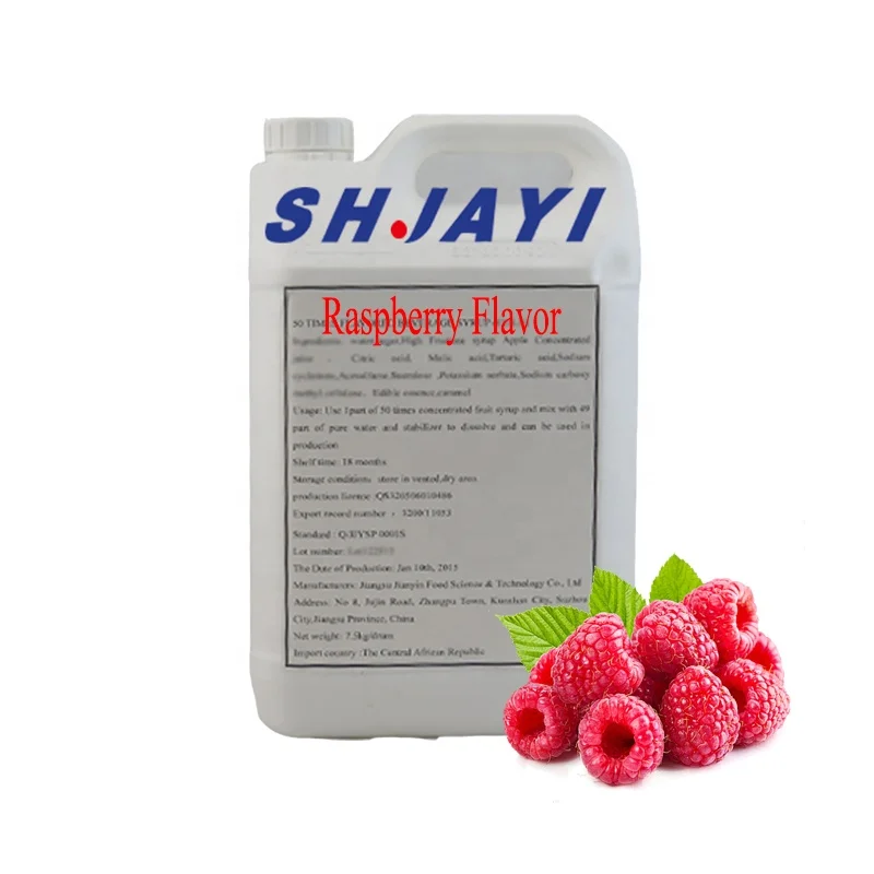 Лидер продаж база для напитков новый 50-кратный концентрат SHJAYI сироп CSD малиновый вкус безалкогольные напитки формула