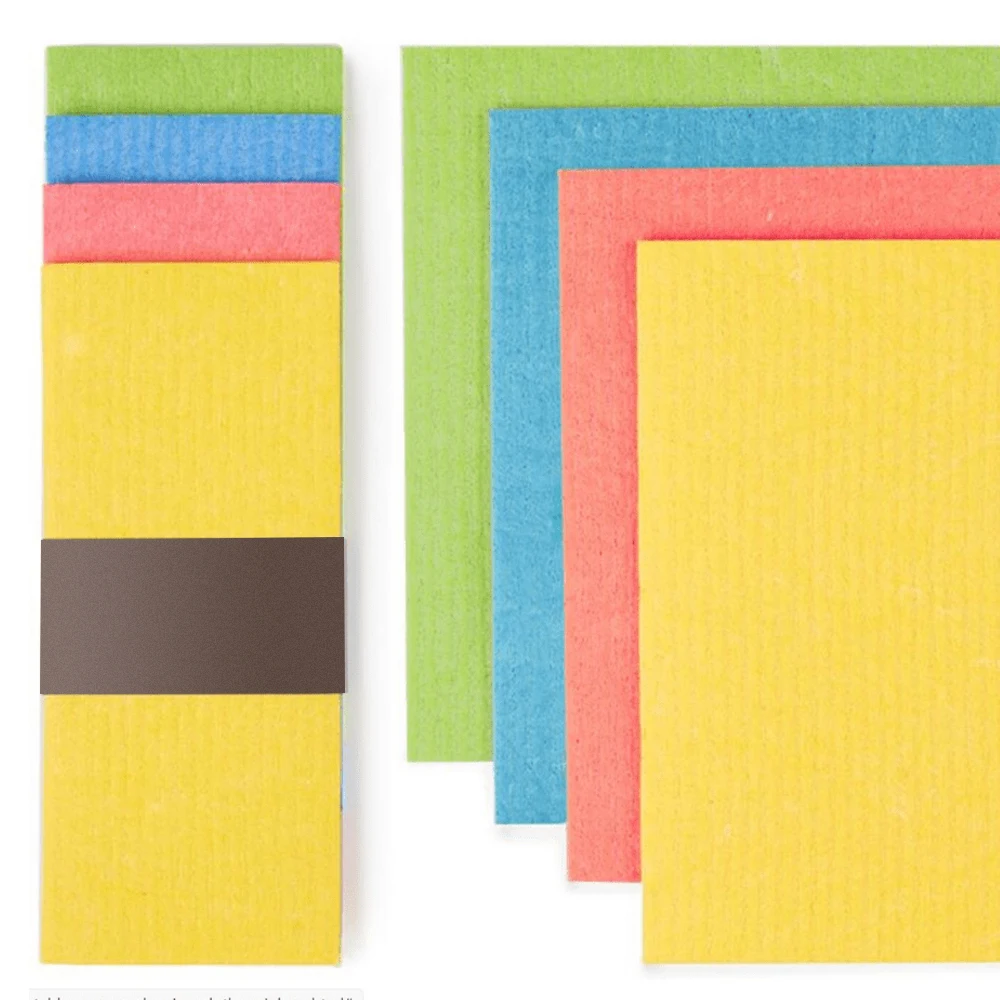 High Quality Durable Custom Print Sponge Cloth for Daily Use in Kitchen Dish Application