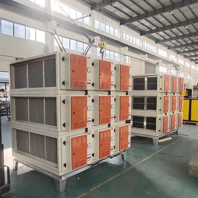 Purified Air ESP Commercial Air Eliminator Cooking Gas Extraction Extraction Kitchen Grease Absorber Electrostatic Oil Fume Purifier