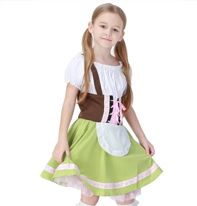 German Oktoberfest Costumes GirlsParent-child  Maid Costumes Kindergarten Performance Costumes