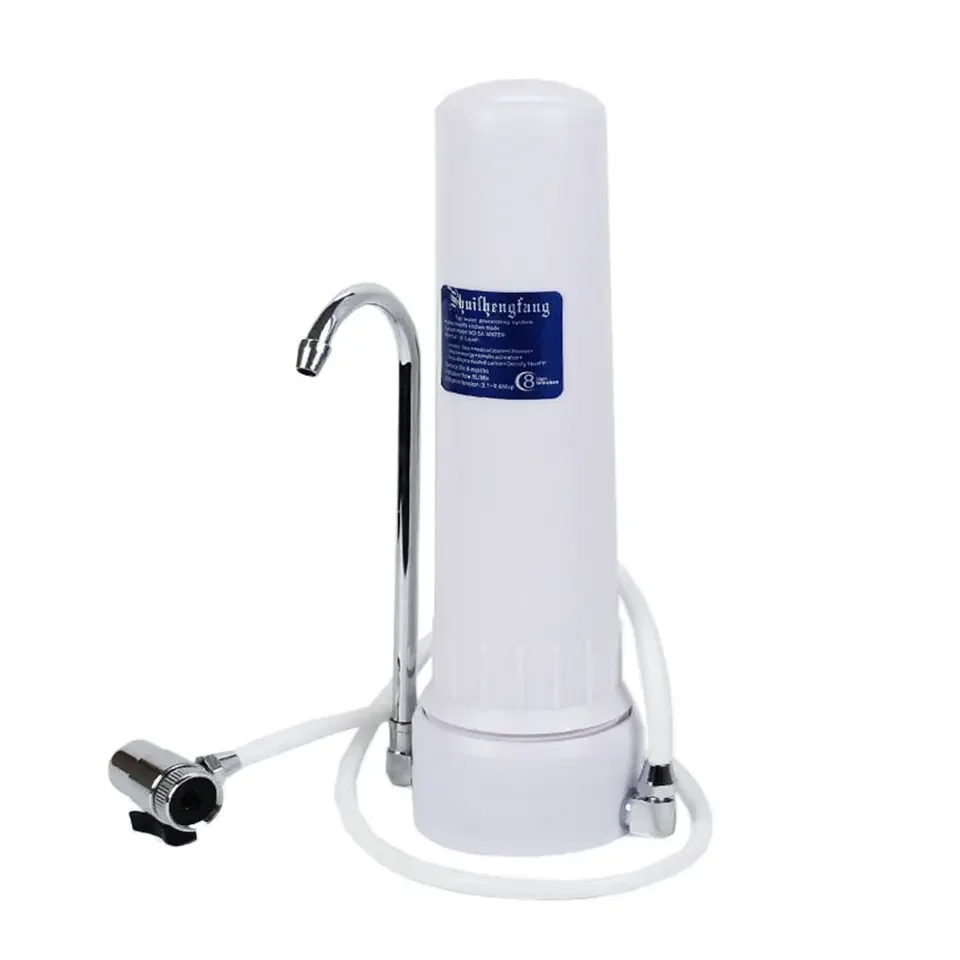 Factory Price high flow high pressure hose1 Stage Portable gac Countertop dome ceramic Faucet table water filter