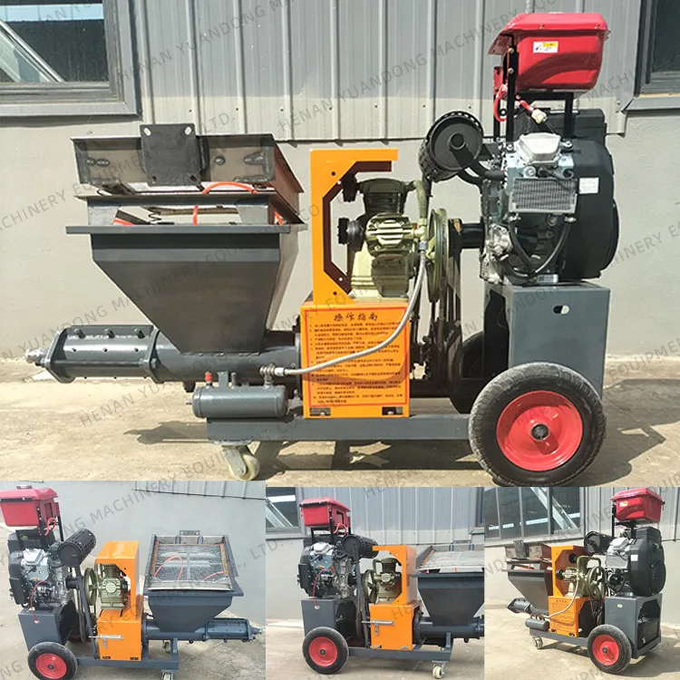 311 220V Concrete Mortar Injection Machine Automatic Mortar Gypsum Cement Wall Plaster Machine Mortar Spray Machines