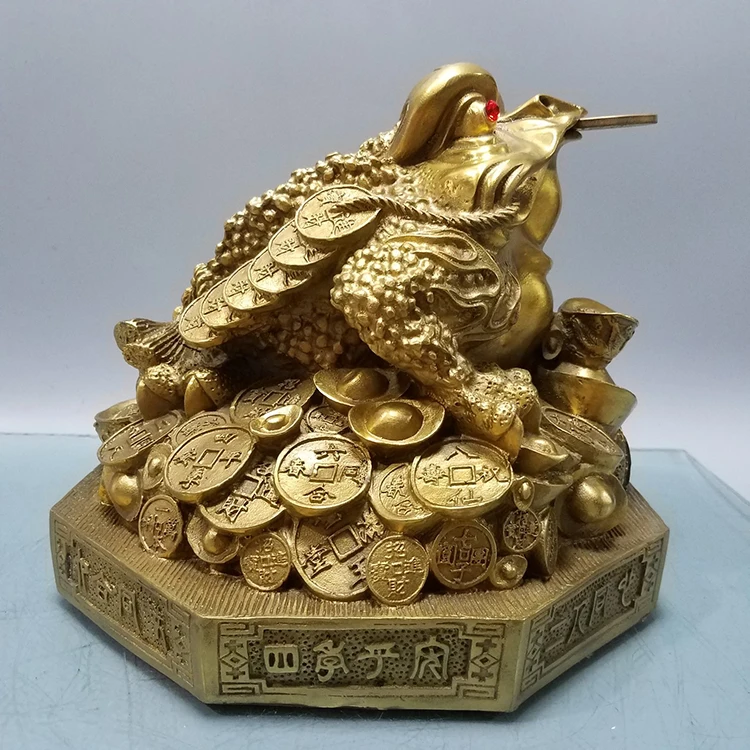
Wholesale Money Frog Feng Shui Animal Copper Statueslucky Frog And Copper Toad For Business Gift 