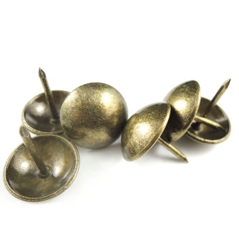 Пуговицы для дивана железные Пузырьковые гвозди с круглой головкой стула декоративные материалы