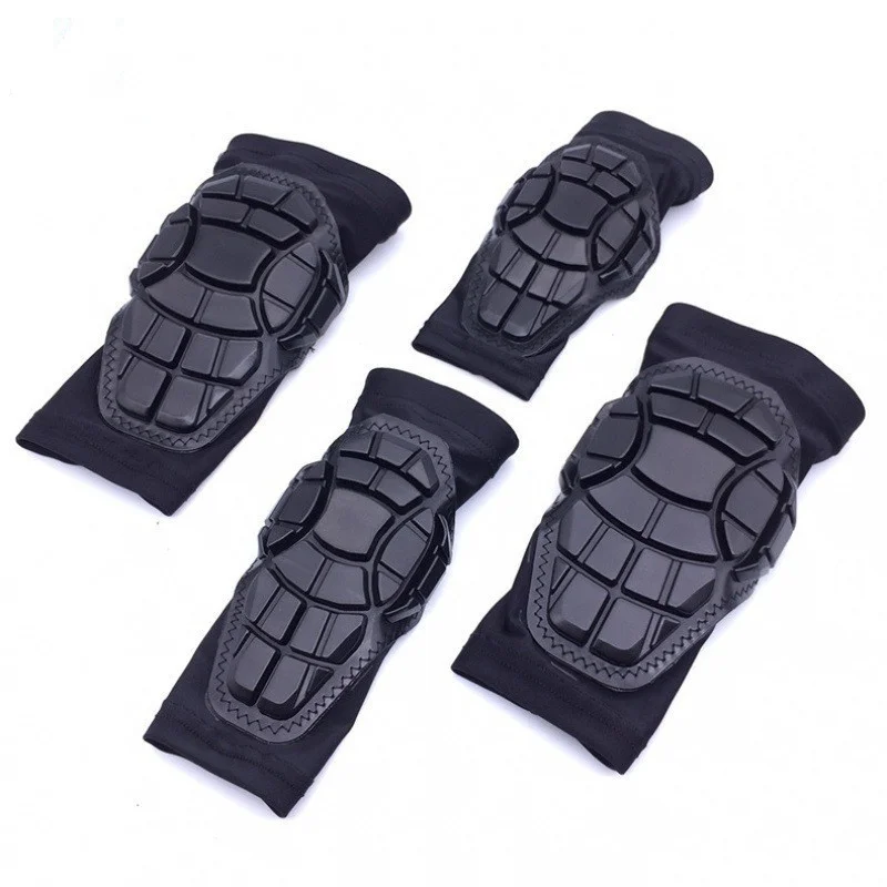 Crash Pad Youth Children Basketball Knee Sleeves, Elbow Pads, Anti-Collision Long-Legged Knee Pads