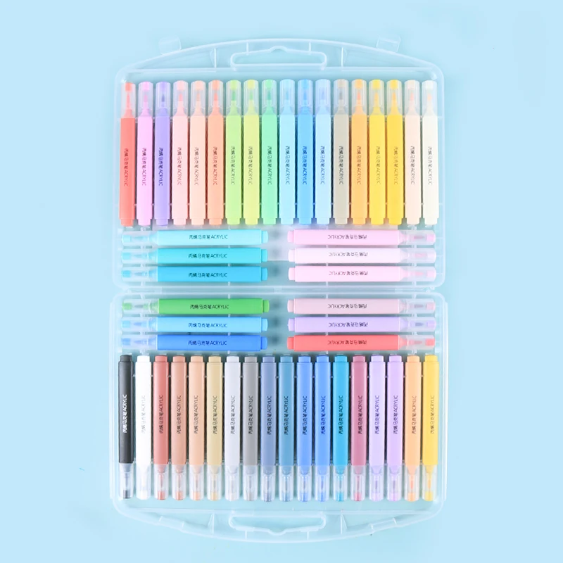 Giorgione Wholesale Art Marker Pen Set 12 24 36 48 Acrylic Marker Pens Watercolor Pen Marker Painting Drawing