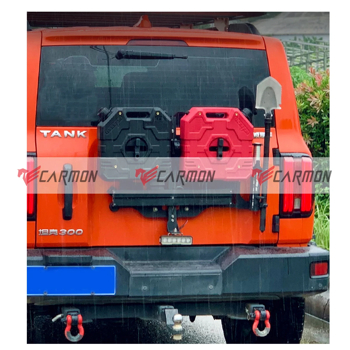 Square Portable Oil Tank Plastic Gasoline Petrol Container Explosion-proof Fuel Storage for Off Road Car