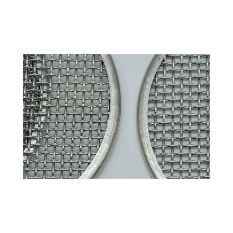45mm 46mm 50mm 60mm 70mm 80mm 304 Stainless Steel Mesh Screen Filter Disc For Acid Alkali Condition