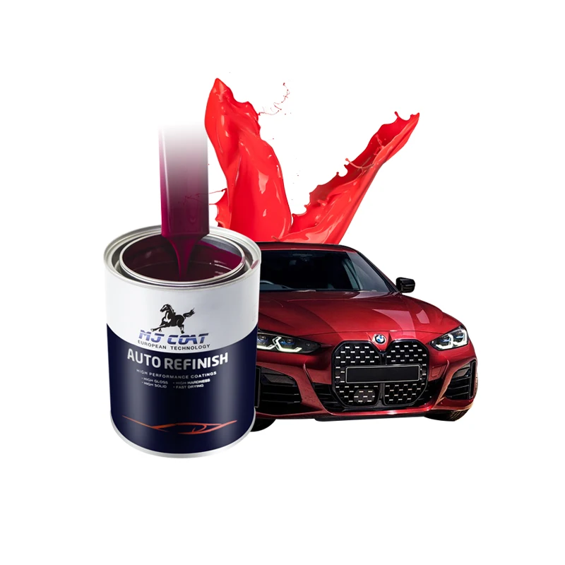 1k 2k OEM  Metallic Color Automotive Paint Acrylic Urethane Good Hiding Power Distributing Prices Spraying Coating 1