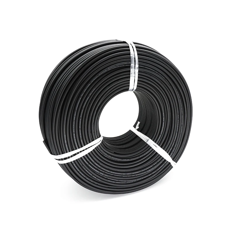 6mm PV Solar photovoltaic Cable copper TUV 1000V 6mm2 PV wire cable For Solar Panel