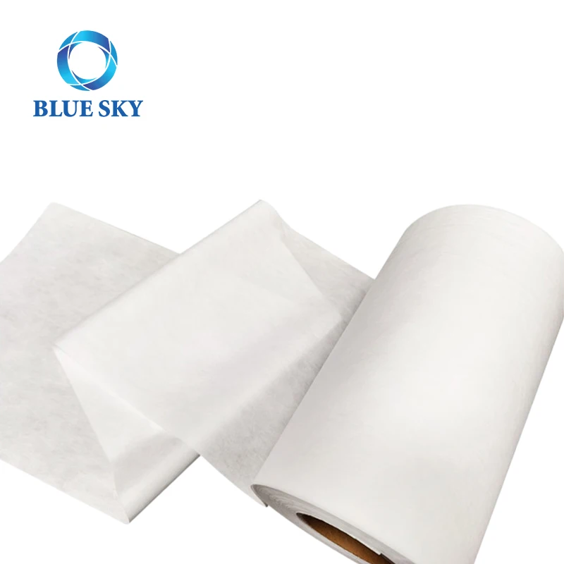 H12 H13 H14 Paper Rolls Raw Materials For Pleated Air Filters Dust-proof Pre Fiberglass Air Filter