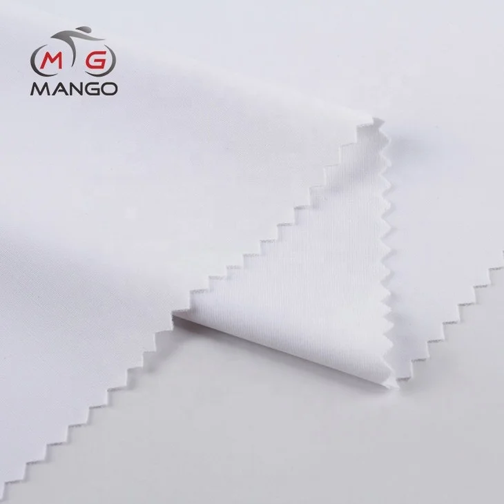 breathable cycling wear white antistatic tube microfiber polyester spandex fabric