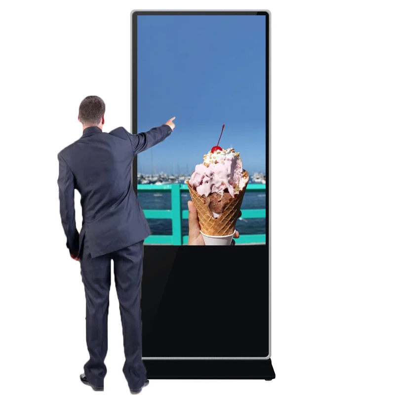 INGSCREEN Digital Signage  Lcd  65 Inch Capacitive  Advertising Horizontal Kiosk  Digital Signage Display Floor Standing  Kiosk