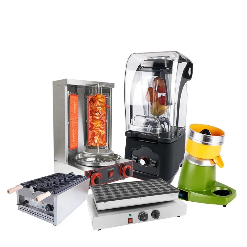 Super September Shawarma Machine Waffle Maker Blenders and juicers Snack Food Mchines Commercial Snack Equipment