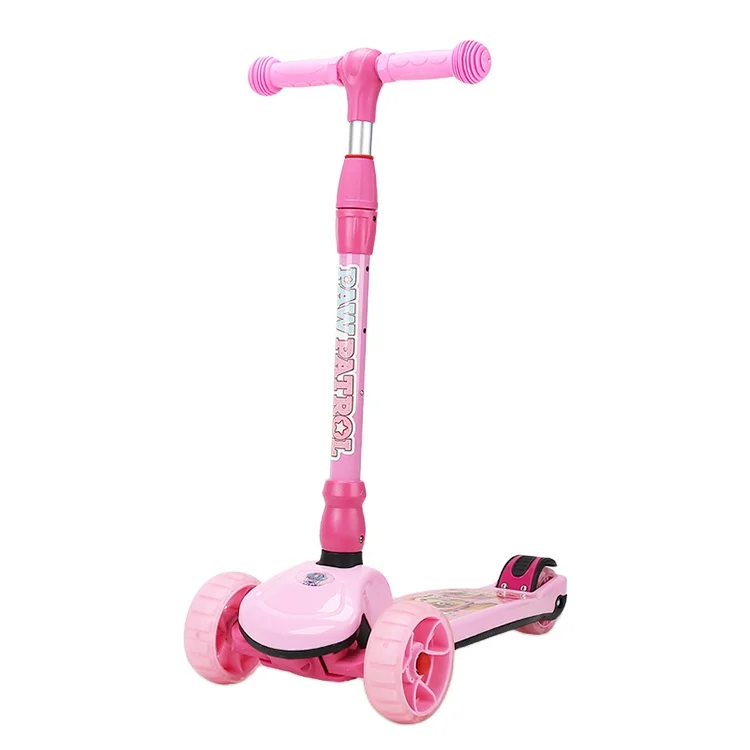 Landergo Three Wheels Scooter Maxi Folding Kick Scooter for Kids Adjustable Handlebar For Age 5-12