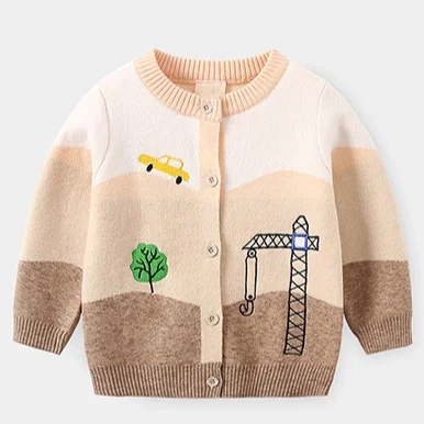 
Leesourcing--hot selling GOTS certified Organic Cotton baby knitted sweaters 