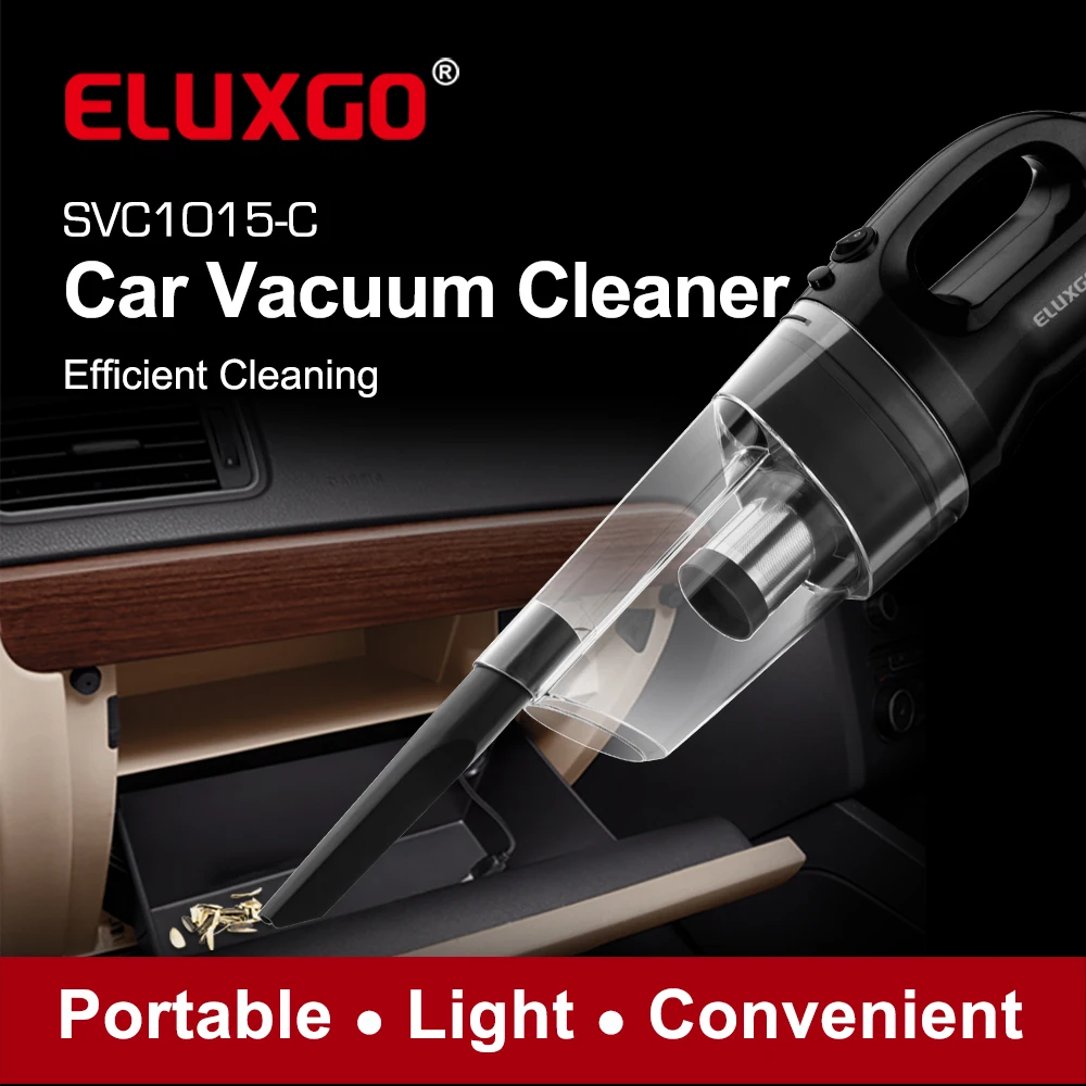 ELUXGO DC12V Car Use Vacuum Cleaner Automobile with SVC1015-C