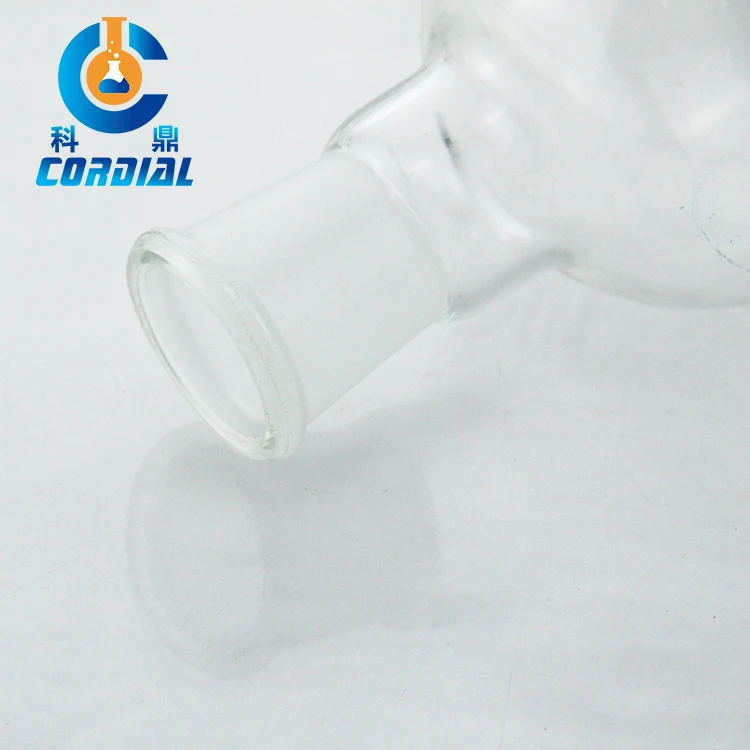 100ml 150ml 250ml 500ml Clear Glass Round Bottom Flask For Lab Use boiling flask