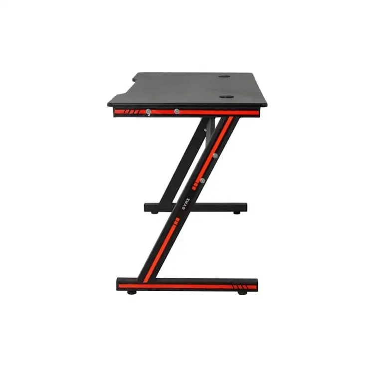 Factory Hot Sale Ergonomic Z-shaped Gamer Table PC Glass Table Top Computer Gaming Desks