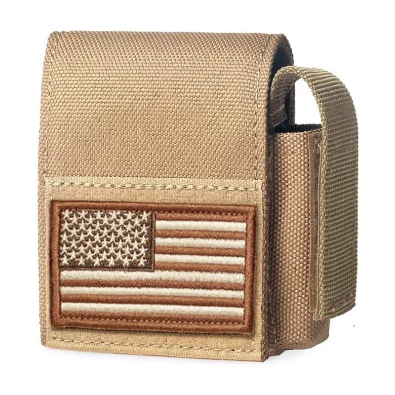 Molle Tactical Cigarette Bags with Men Multifunctional Small Pocket Hanging Fanny Pack Lighter Storage Pouch Sports Waist Bags