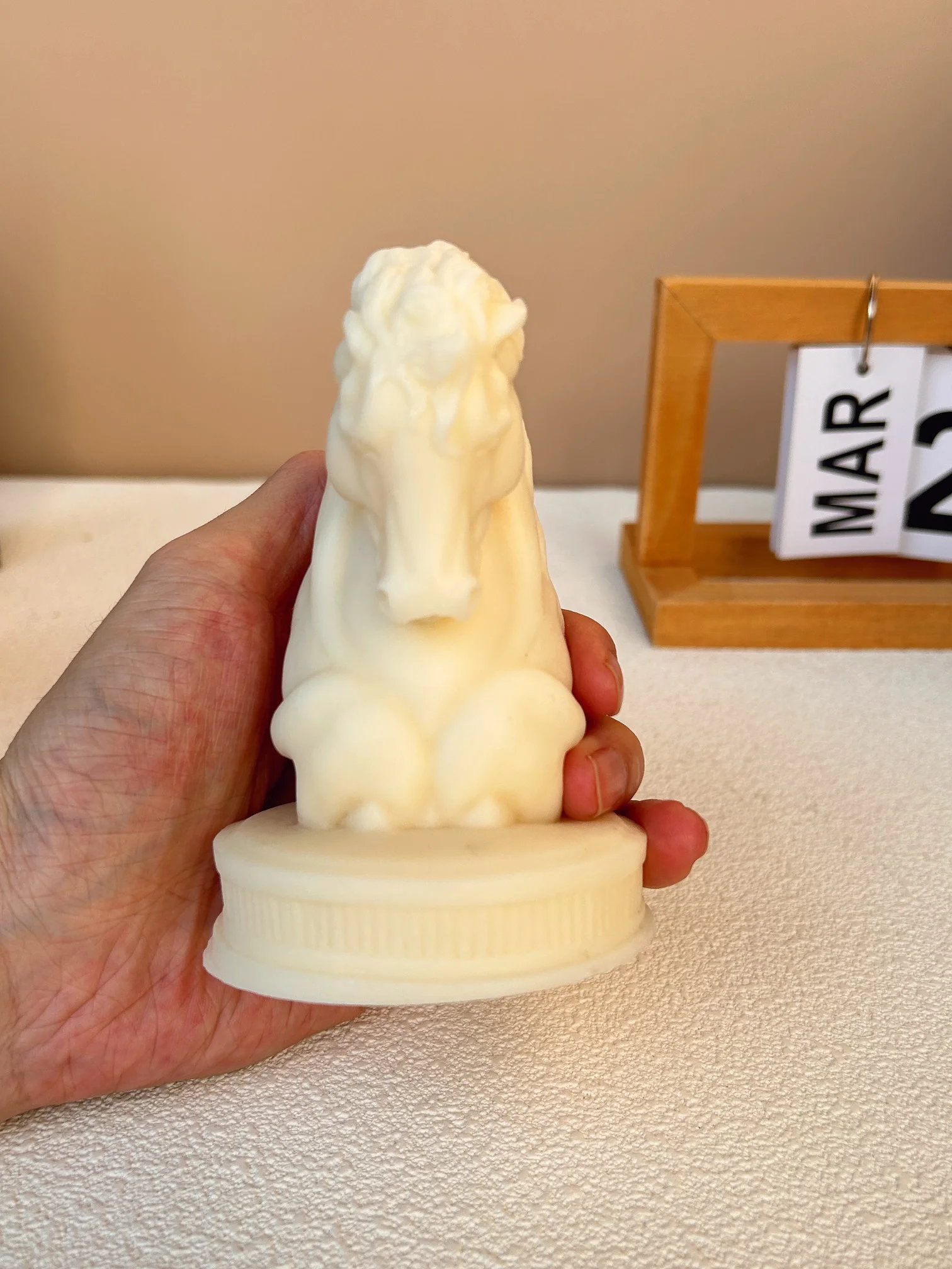 Horse Head Statue Candle Silicone Mold Bust Riding Sculpture Figurine Animal Poney Horsehead Gypsum Resin Mould