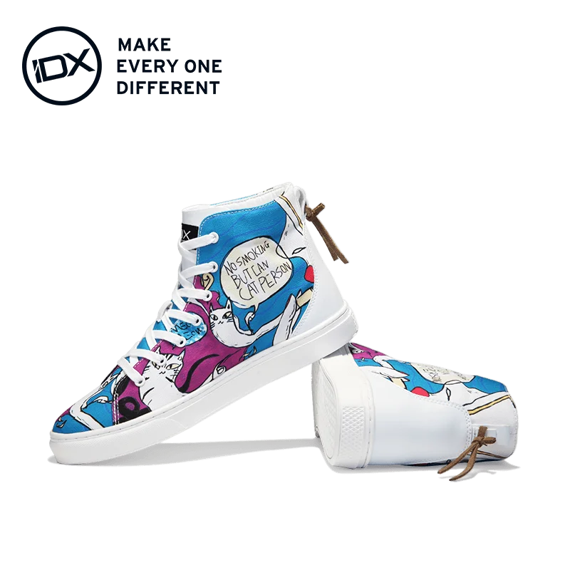 
2021 One pair graffiti custom fashion canvas for men casual printed shoes 