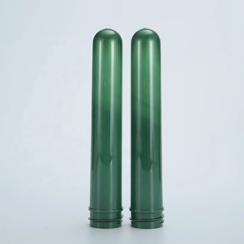 Green Color 26MM 30g Plastic PET New Raw Material Beer Bottle Preforms