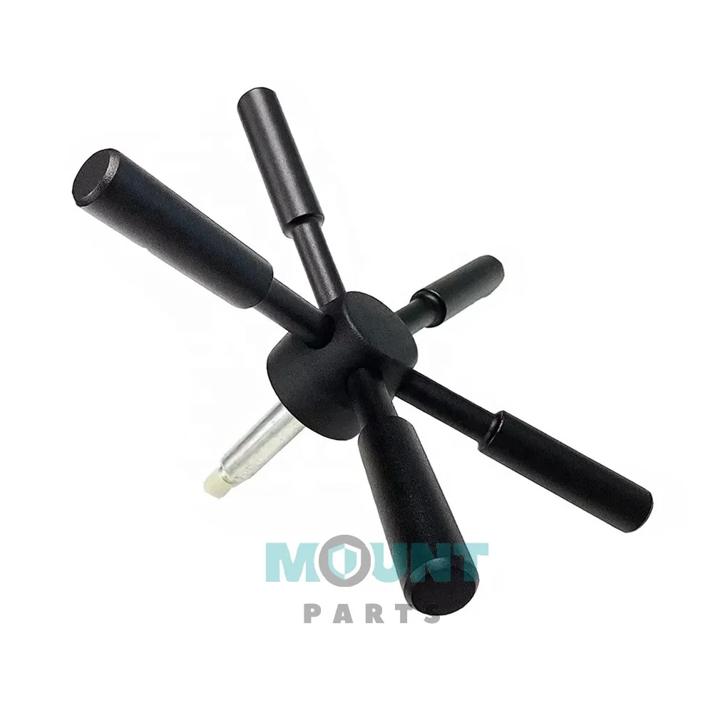 Detachable Heavy Duty Black Chrome 5-Spoke Steel Gun Safe Box Vault Door Strong Box Rotatory Handle