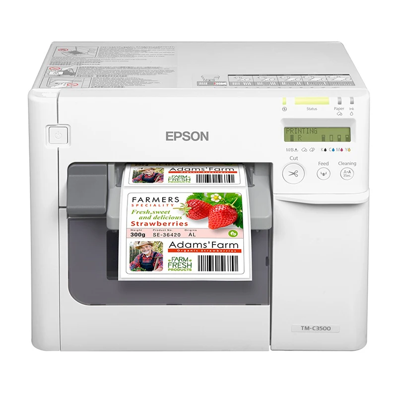  Цветной струйный принтер для этикеток ColorWorks C3520 по запросу пищевых