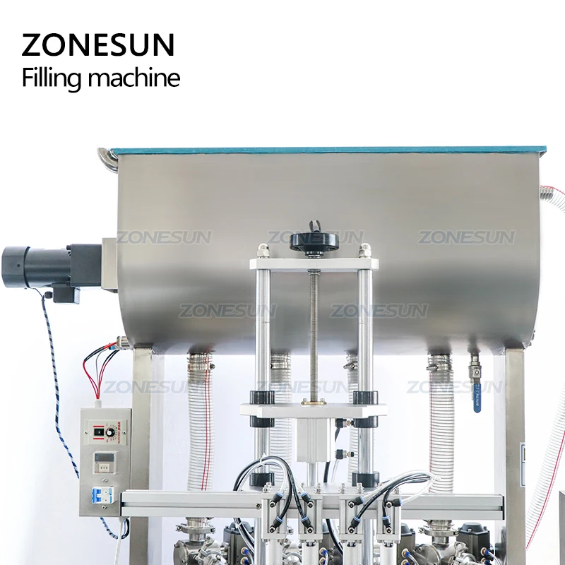 ZONESUN ZS-YT4T-4PM автоматическая косметическая машина для розлива масла