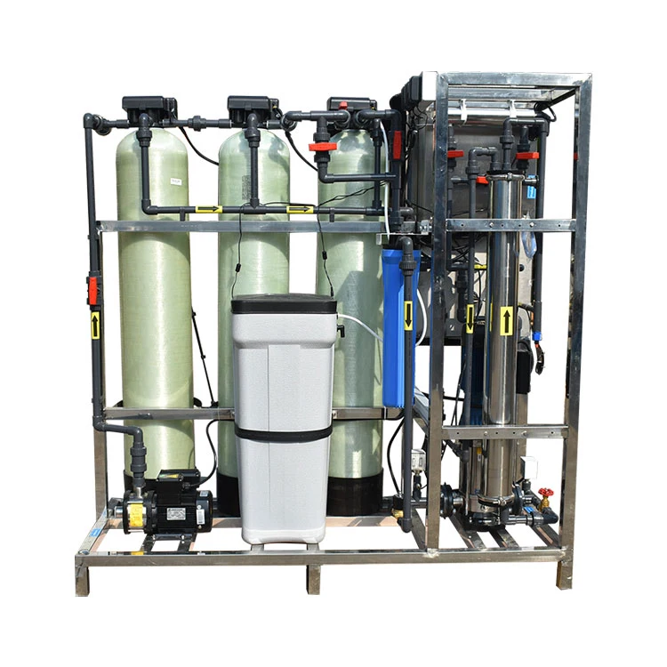 Qlozone Automatic Reverse Osmosis 500L/H Drinking Water Purification RO System Pure Water Treatment Filtration Machine
