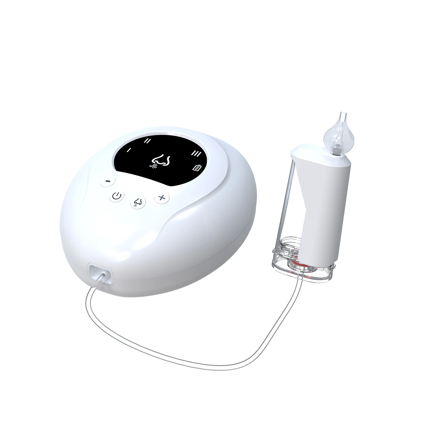 YYM 2024 Wholesale Hygienic Vacuum Nose Cleaner Food Grade Electric Nasal Aspirator Safe For Newborn Baby Suction