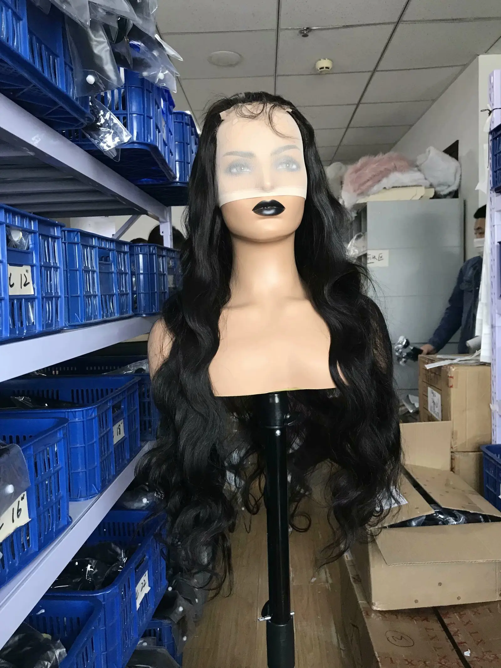 
Wigs Human Hair Natural Color Brazilian Lace Dhl Soft Transparent Western Swiss Fedex Silk 