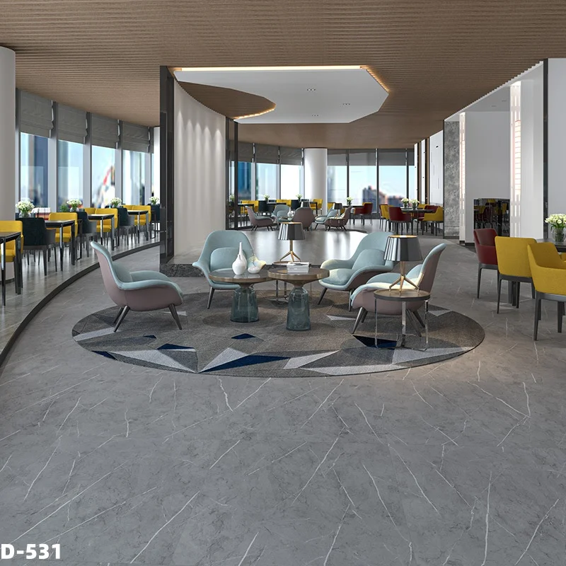 high Quality lvt Flooring 1.8mm 2.0mm Thickness Plastic Waterproof Durable Anti-Slipping lvt Vinyl Flooring