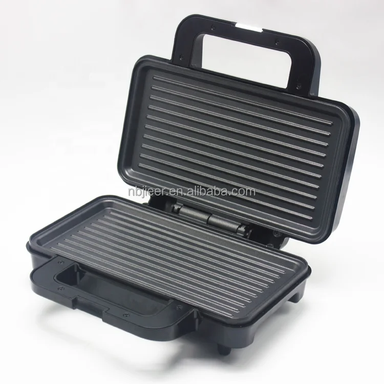 Commercial Foldable Smokeless Mini Non Stick Griddle Auto Temperature Control Electric Health Press Panini Maker Contact Grill