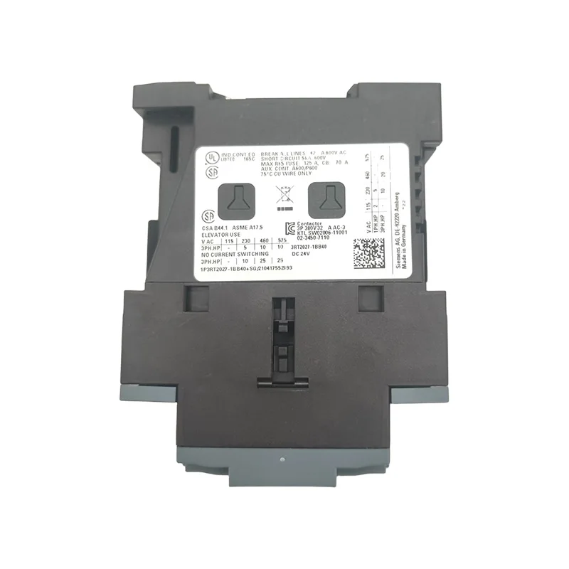 Original Siemens Contactor 3RT2028-1BB40 New Contactor Coil Voltage DC24V
